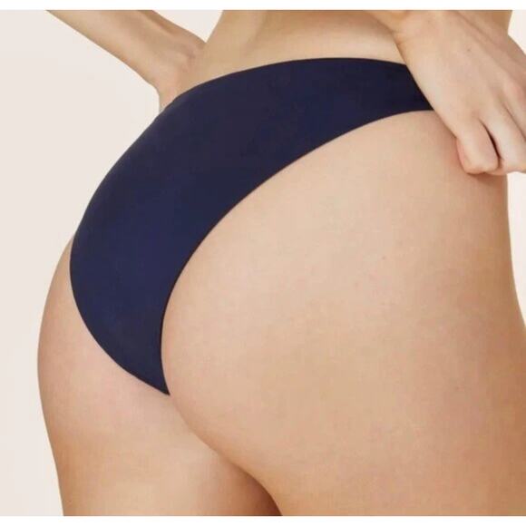 NWT Andie Swim The Cheeky Bottom  Size XS Color Textured Slate - Picture 4 of 7